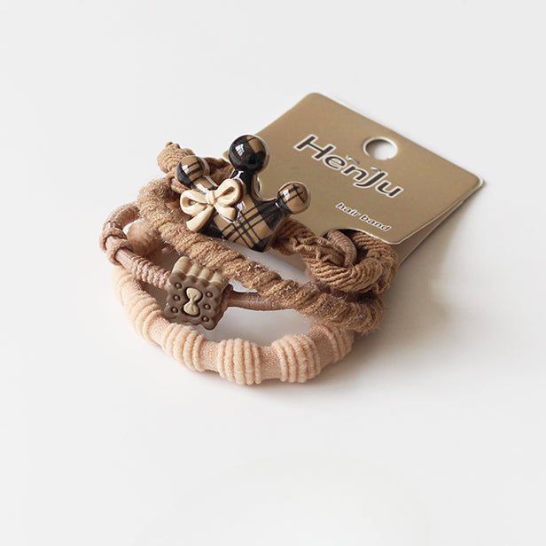 Crown Bow Hair Ties, High-Elasticity And Durable For Women To Tie Hair
