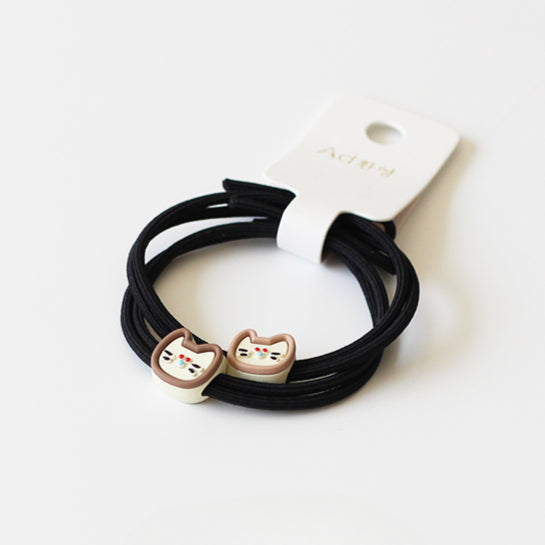 Cute Cat And Dog Hair Ties, High-End And Durable For Women To Tie Hair