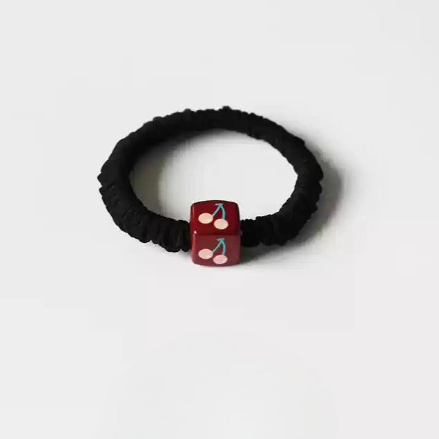 Square Hair Ties - Trendy Elegant Ponytail Elastic Bands, Thick High Elasticity Durable Hair Ties for Tying Hair