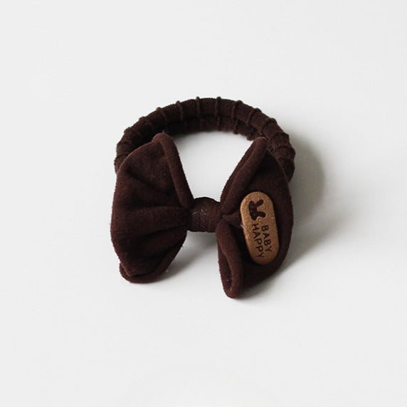Brown Bow Hair Ties, Seamless And Stylish For Women To Tie Hair