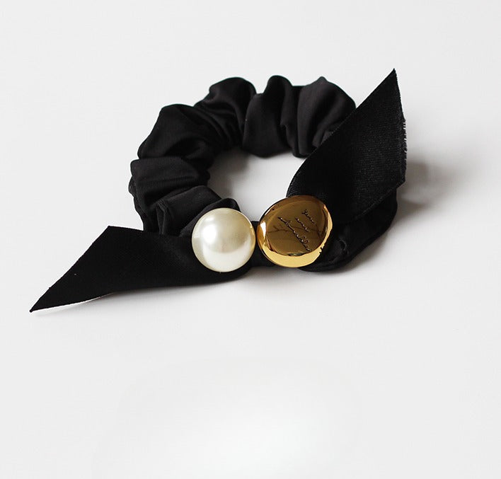 Faux Pearl Hair Tie Stylish Hairband For Women Elegant And Trendy Hair Accessory Inspired By Korean And Japanese Fashion