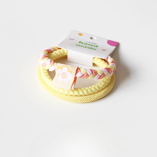Candy-Colored Hair Ties Cute Trendy Korean Japanese Minimalist Hairbands Women