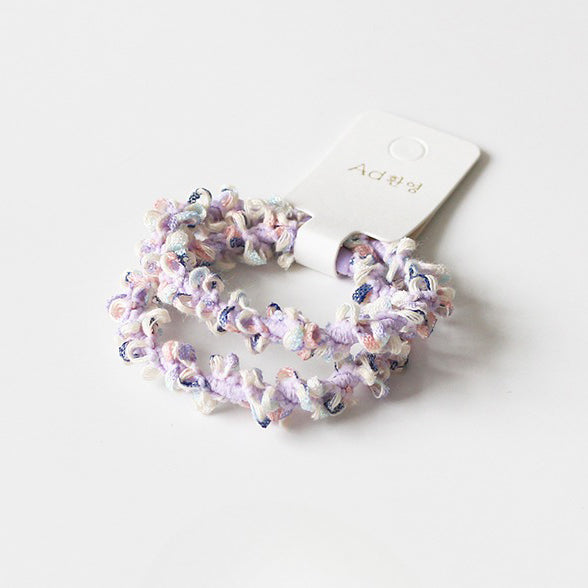 Colorful Bead Hair Tie, High Elasticity Durable Hair Band for Women, 2024 New High-end Hair Loop Accessory