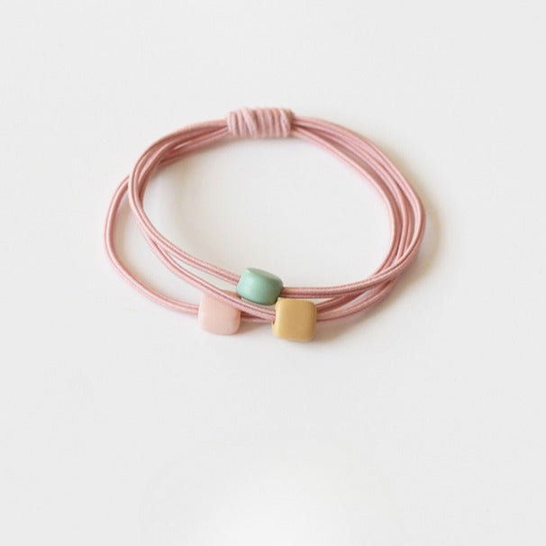 Candy Beaded Hair Tie New Cute Elegant Trendy Durable Hair Band
