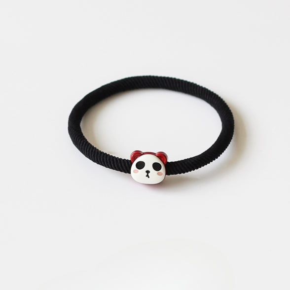 Cute Smiley Face Hair Tie - Korean Style Simple Elastic Band for Tying Hair, Girly Elastic Hair Holder