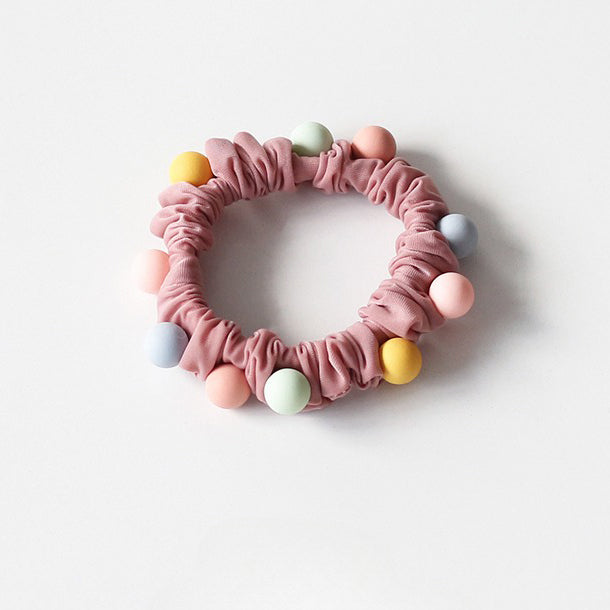 Candy-colored Hair Tie, New High-end Cute Hair Loop, Elastic Hair Accessory