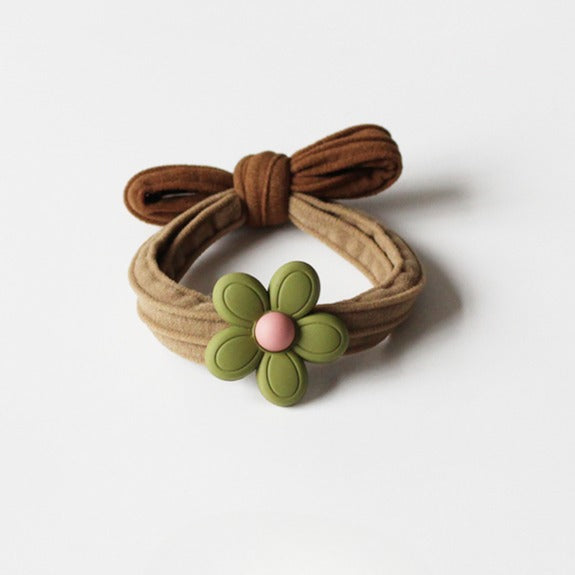 Flower Hair Ties, Seamless And Stylish For Women To Tie Hair