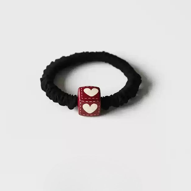 Square Hair Ties - Trendy Elegant Ponytail Elastic Bands, Thick High Elasticity Durable Hair Ties for Tying Hair