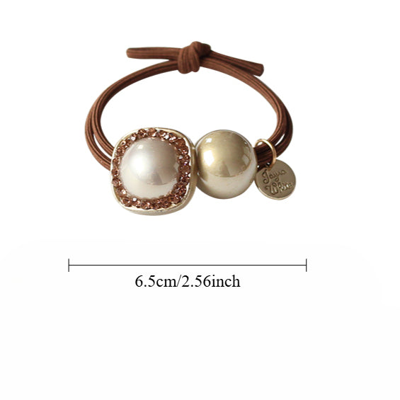 Faux Pearl Hair Ties, High-End And Stylish For Women To Tie Hair