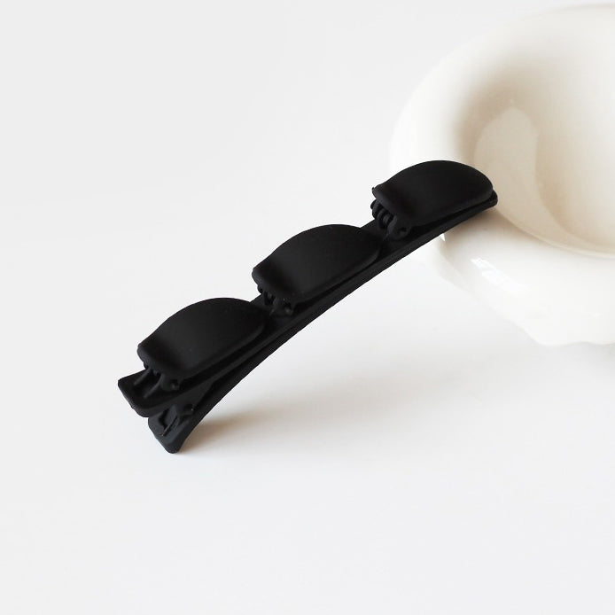 Matte Frizz Control Clip Bangs Forehead Simple Lazy Braid Hair Accessory Women