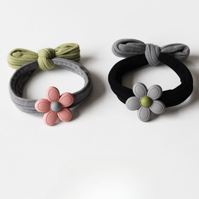 Flower Hair Ties, Seamless And Stylish For Women To Tie Hair