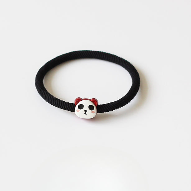 Cute Smiley Face Hair Tie - Korean Style Simple Elastic Band for Tying Hair, Girly Elastic Hair Holder