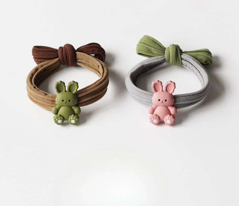 Bunny Hair Tie, 2024 New High-end Seamless Hair Loop, Cute Elastic for Women's Hairstyles