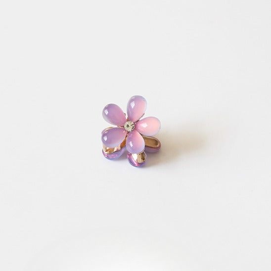 Faux Crystal Mini Claw Clips - Trendy Elegant Small Shark Clips, Bang Clips and Hair Accessories