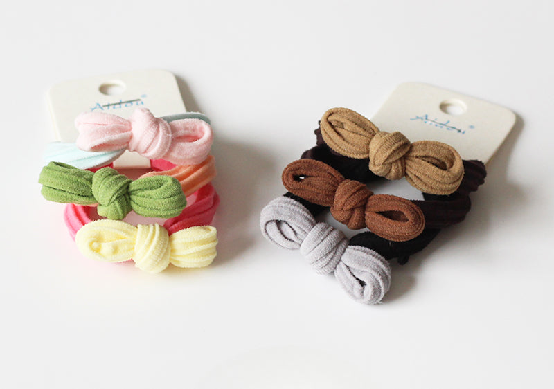Set Of Three Seamless Hair Ties, Cute And Stylish For Tying Hair