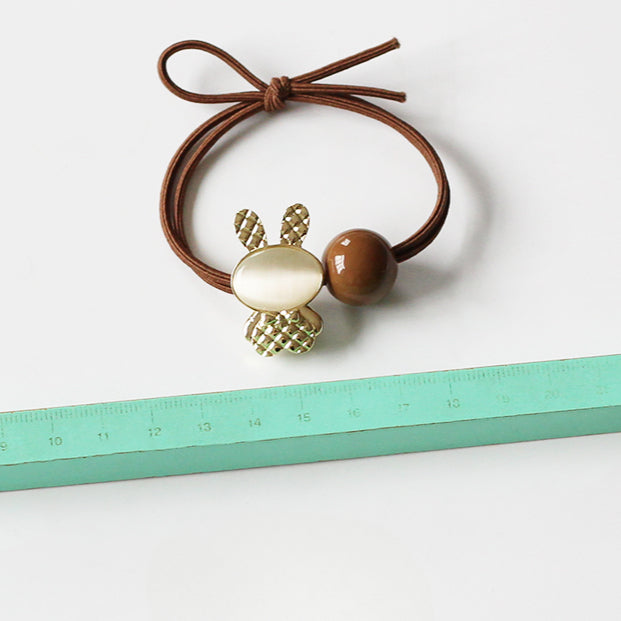 Bunny Hair Tie - Trendy Elegant Elastic Band, High Elasticity Durable Hair Tie for Women, Exquisite Japanese and Korean Inspired Hair Holder