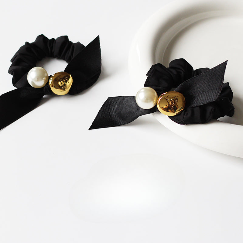 Faux Pearl Hair Tie Stylish Hairband For Women Elegant And Trendy Hair Accessory Inspired By Korean And Japanese Fashion
