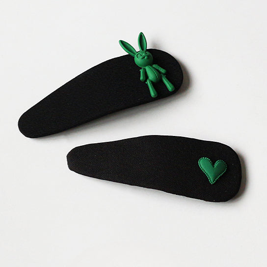 Elegant Green Hairpin, Trendy Side Clip for Stylish Hair Accessories