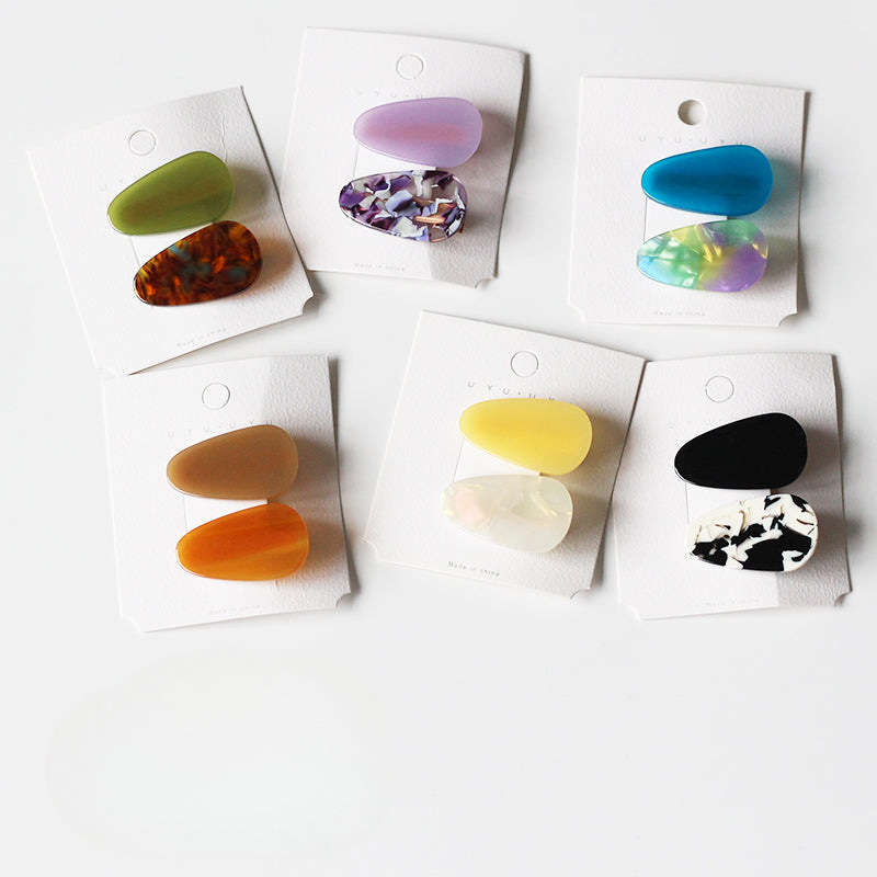 Set Of Two Hair Clips, Trendy And Stylish For Women To Style Hair