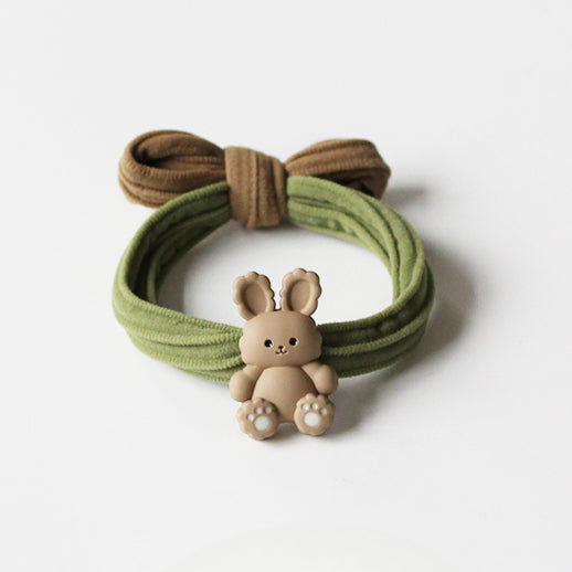 Bunny Hair Tie, 2024 New High-end Seamless Hair Loop, Cute Elastic for Women's Hairstyles
