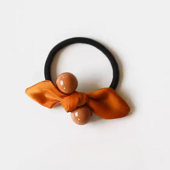 Korean Minimalist Women's Elastic Hair Tie - Bow Hair Band, Trendy Hair Accessory, Unique and Luxurious Exquisite Style