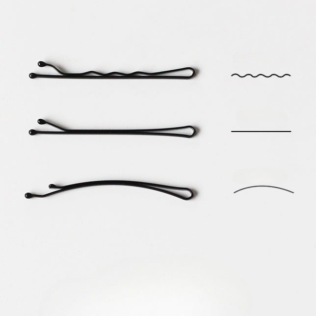 Black Hair Clips Simple And Stylish Hair Accessories Perfect For Bangs Or Stray Hair