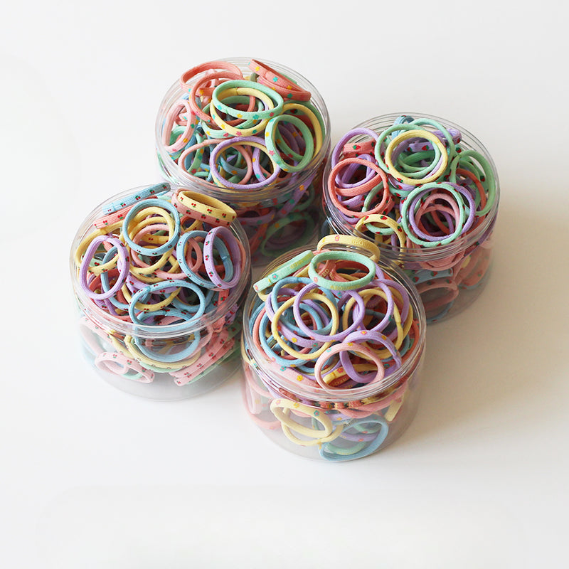 Cute Canister Hair Ties High Elasticity Durable Hairbands Stylish Hair Accessories For Women Perfect For Ponytails