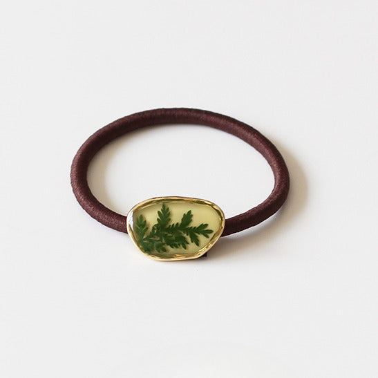 Amber Flower Hair Ties, High-Elasticity And Durable For Women To Tie Hair