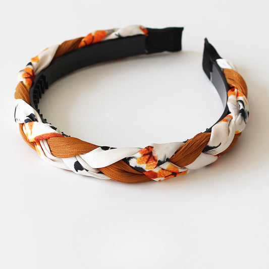 Colorful Twist Headband Stylish Hair Accessory High-End Design For Women Perfect For Makeup Or Daily Use