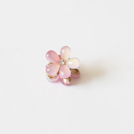 Faux Crystal Mini Claw Clips - Trendy Elegant Small Shark Clips, Bang Clips and Hair Accessories