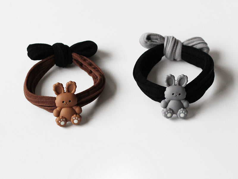 Bunny Hair Tie, 2024 New High-end Seamless Hair Loop, Cute Elastic for Women's Hairstyles