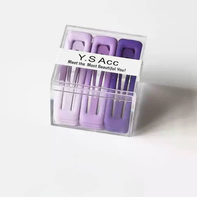 Boxed Hair Clips Women Side BB Clips Trendy New Elegant Hair Accessory Bangs Clips