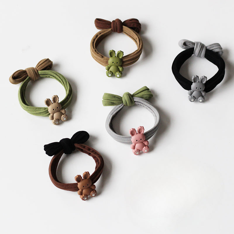Bunny Hair Tie, 2024 New High-end Seamless Hair Loop, Cute Elastic for Women's Hairstyles