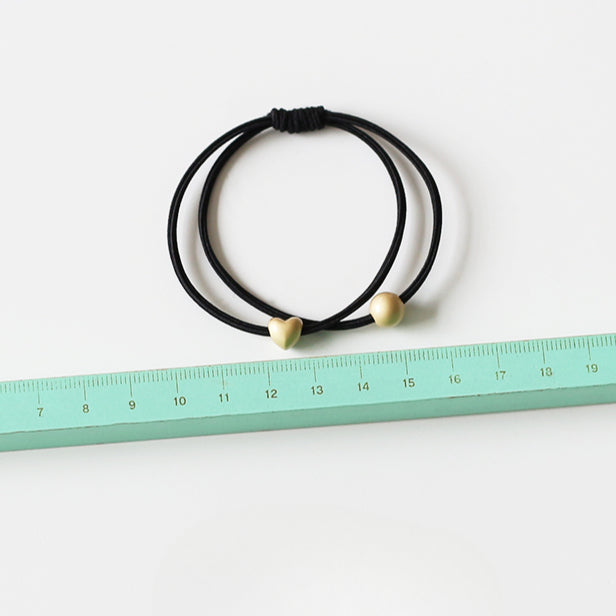Simple Double-Layer Hair Ties, High-Elasticity And Durable For Women To Tie Hair