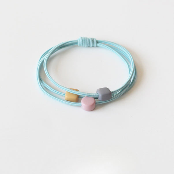 Candy Beaded Hair Tie New Cute Elegant Trendy Durable Hair Band