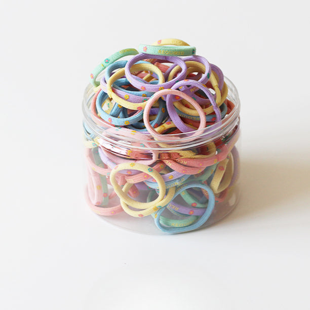 Cute Canister Hair Ties High Elasticity Durable Hairbands Stylish Hair Accessories For Women Perfect For Ponytails