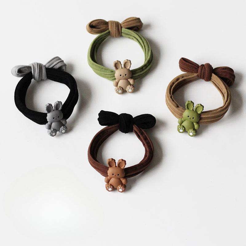 Bunny Hair Tie, 2024 New High-end Seamless Hair Loop, Cute Elastic for Women's Hairstyles