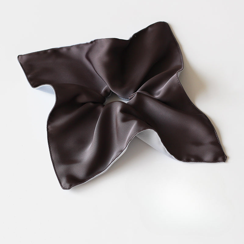Silk Scarf French Retro Hair Tie - Korean Trendy New Premium Hair Band and Elastic for Women