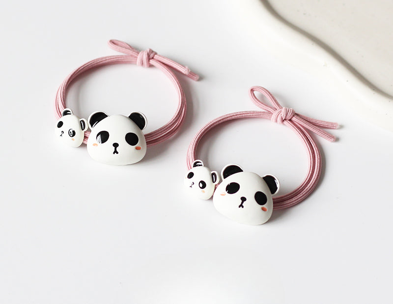 Panda Hair Tie - Cute Trendy Elegant Hair Band for Women, Unique Design Elastic Band for Tying Hair and Hair Holder