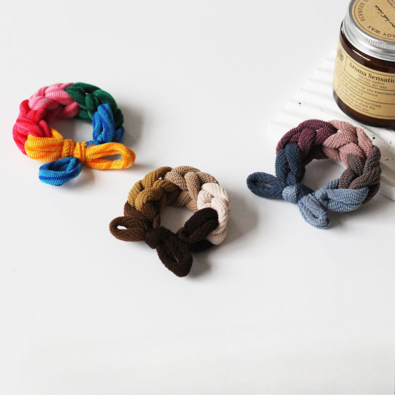 Knitted Hair Ties, Trendy And Durable For Women To Tie Hair