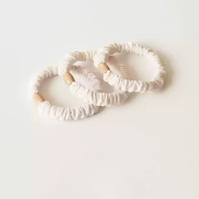 Elegant Hair Ties - Simple Elastic Bands for Women's Hair Ties and Ponytail Holders(Three-Piece Set)