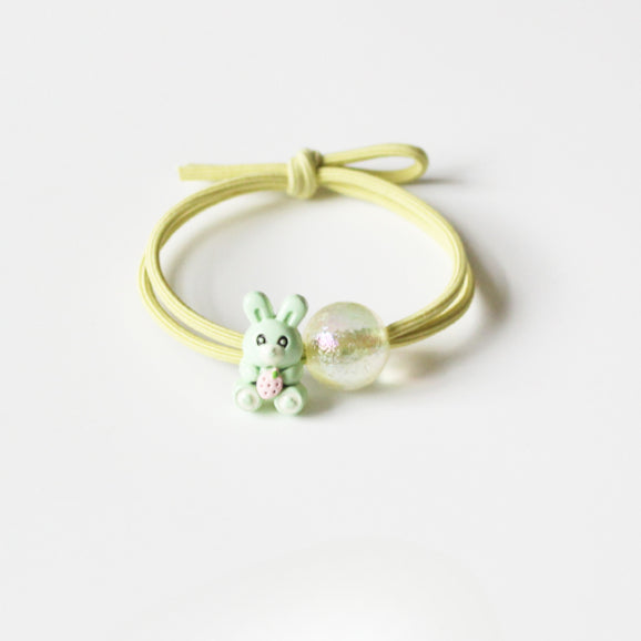 Bunny Ears Hair Tie - Women's Trendy New Elegant Hair Band, Simple Cute Elastic for Women's Hair Ties