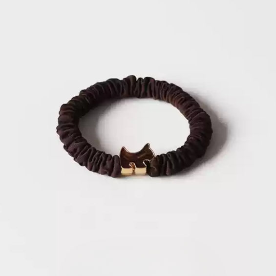 Puppy High Ponytail Hair Tie - Simple Elastic Band, High Elasticity Hair Loop for Women, Exquisite Hair Accessory