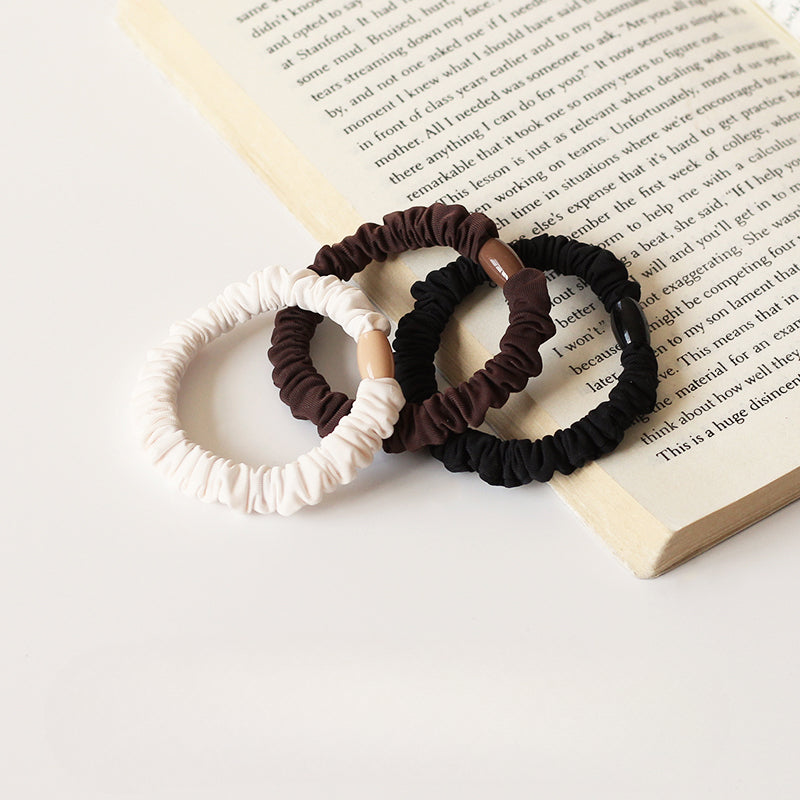 Elegant Hair Ties - Simple Elastic Bands for Women's Hair Ties and Ponytail Holders(Three-Piece Set)