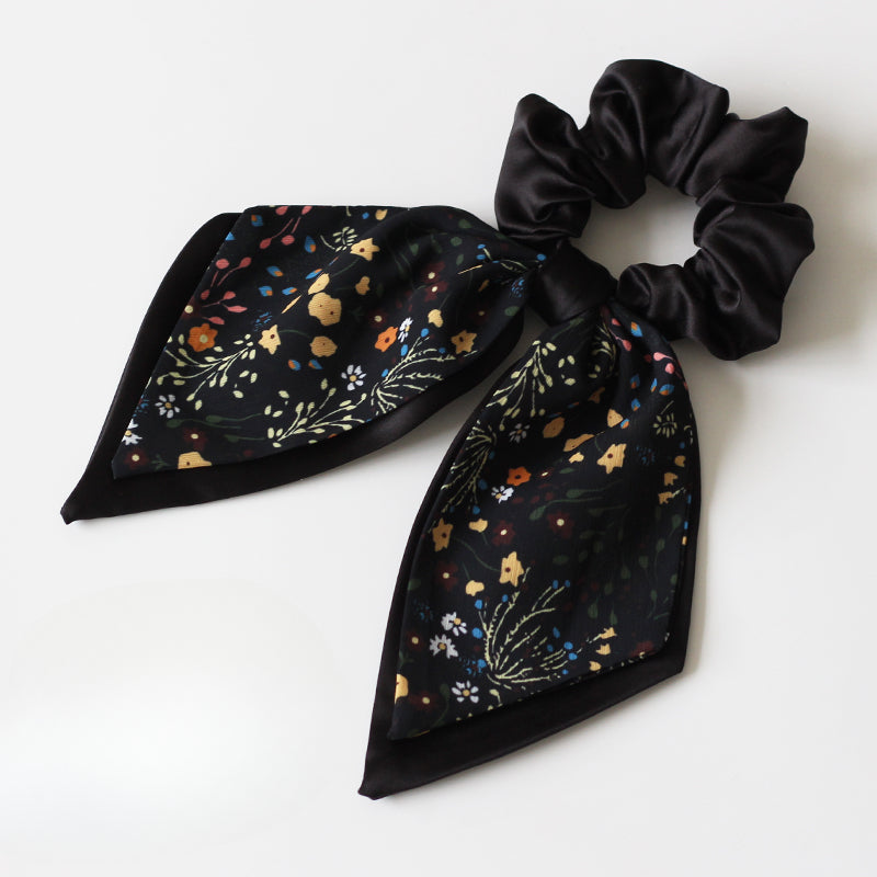 Bow and Flower Hair Tie, 2024 New High-end Hair Loop, High Elasticity Durable Elastic for Hairstyles