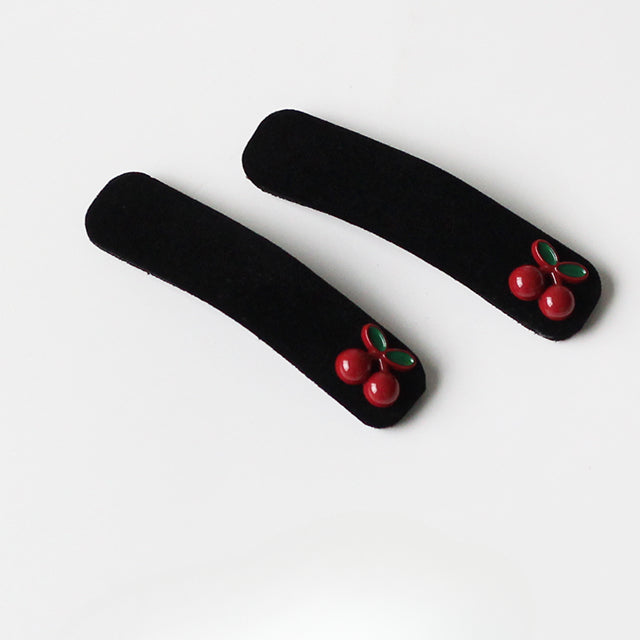 Cherry Hair Clips - Side Clips, Bang Clips, Forehair Clips, Duckbill Clips for Women, 2024 New Premium Hair Accessories