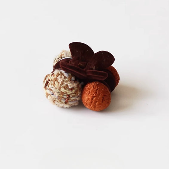 Cherry Pom-Pom Hair Clips, Cute And Stylish For Women To Style Hair In Winter