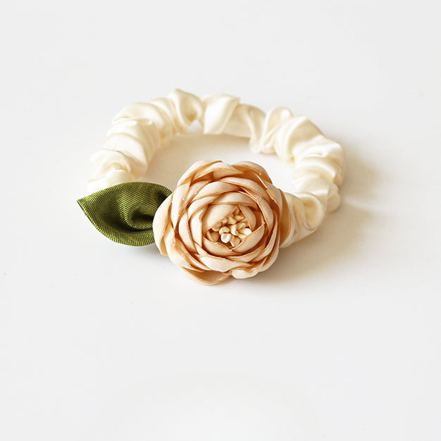 Rose Hair Tie, 2024 New High-end Stylish Hair Loop,Graceful Elastic for Women's Hairstyles