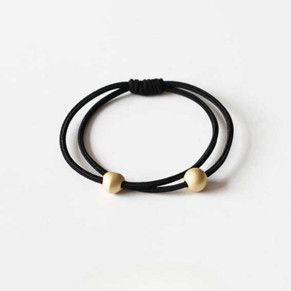 Simple Double-Layer Hair Ties, High-Elasticity And Durable For Women To Tie Hair