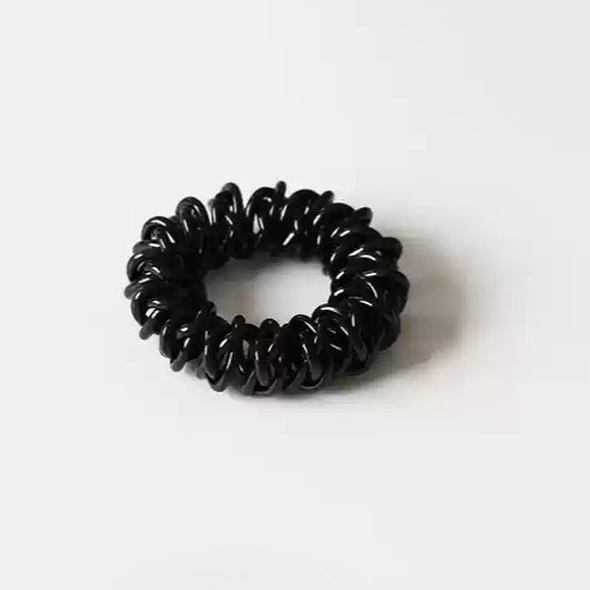 Coiled Telephone Cord Hair Tie - Trendy Elegant Elastic Band for Women, High Elasticity Durable Hair Ties for Tying Hair